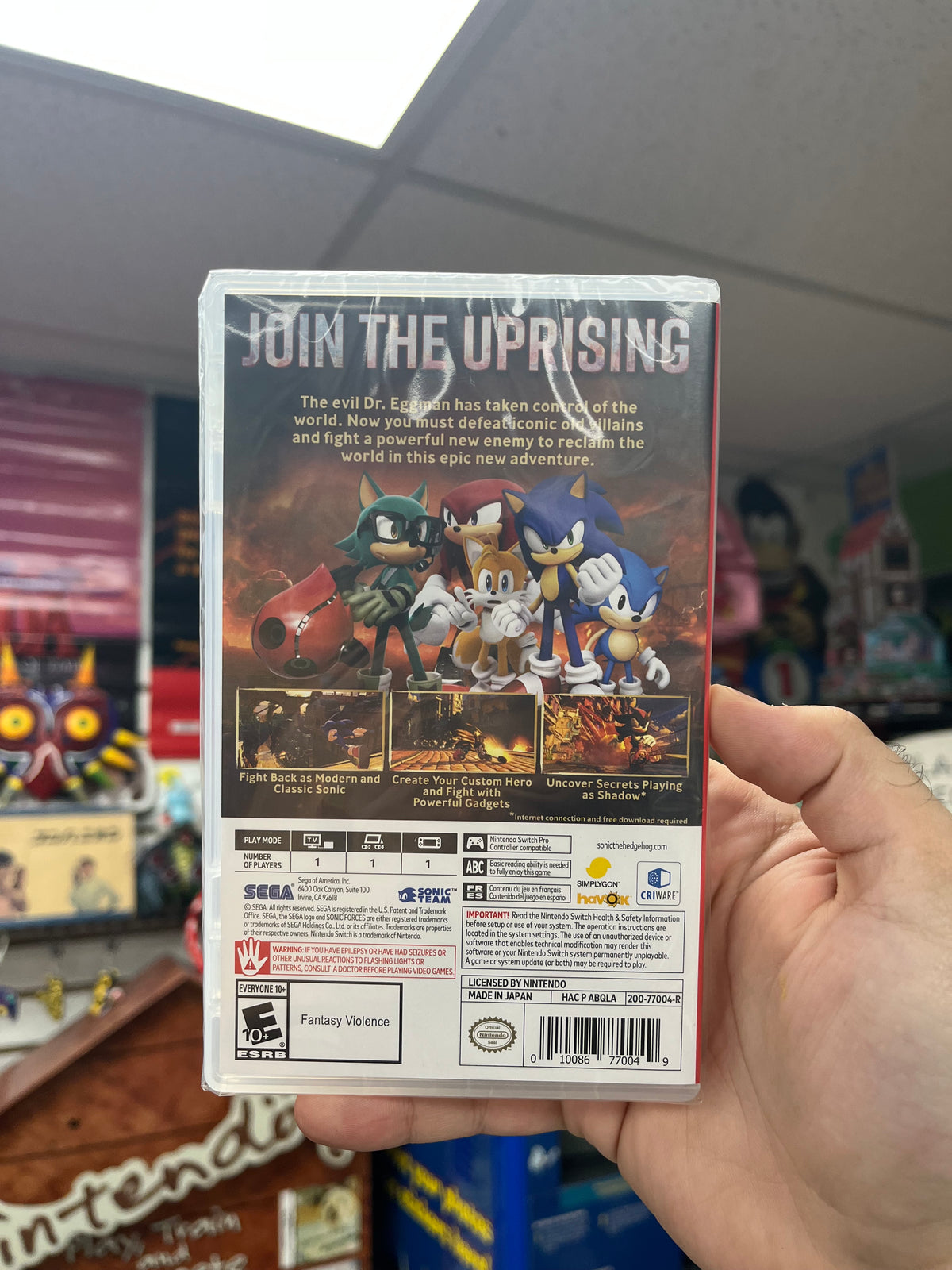 Sonic Forces - Switch Sealed