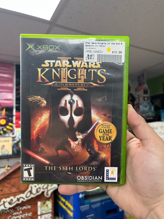 Star Wars Knights of the Old Republic II - Xbox CiB