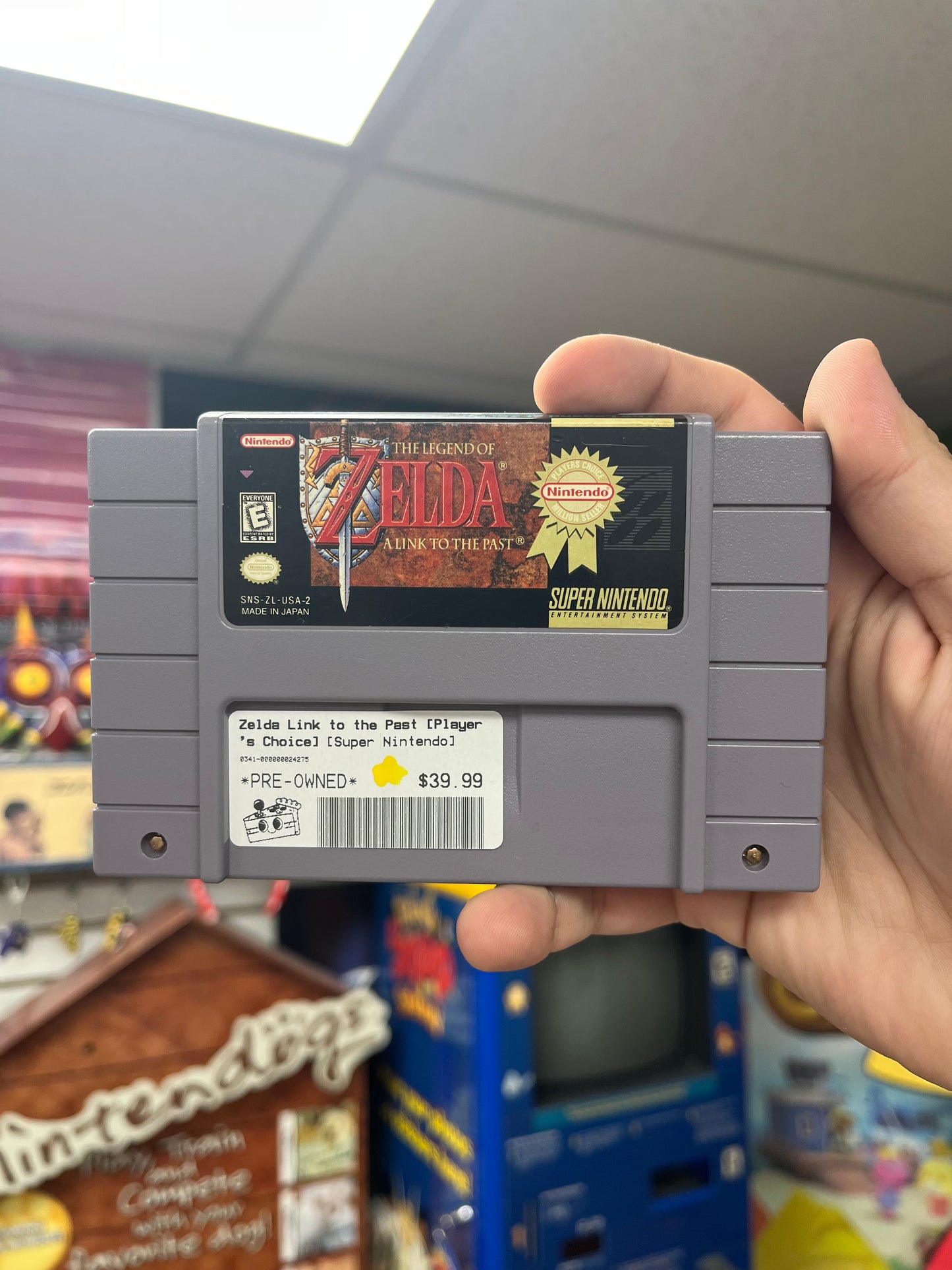 Zelda Link to the Past [Player's Choice] - SNES Loose