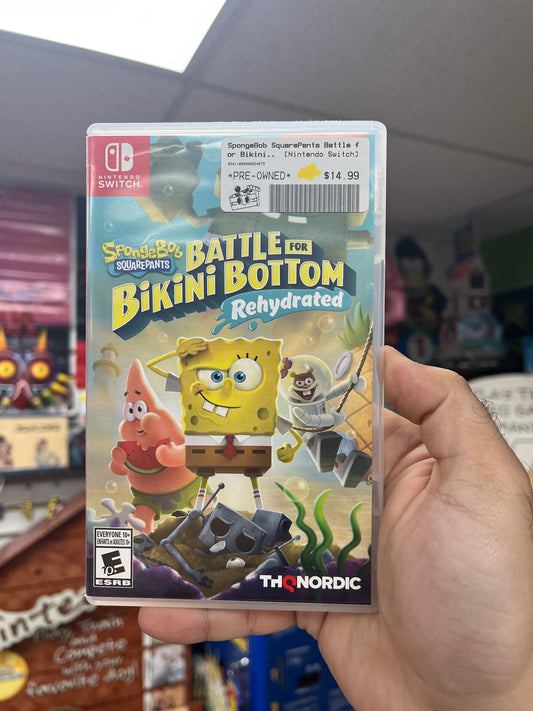 Spongebob Squarepants Battle for Bikini Bottom Rehydrated - Switch CiB