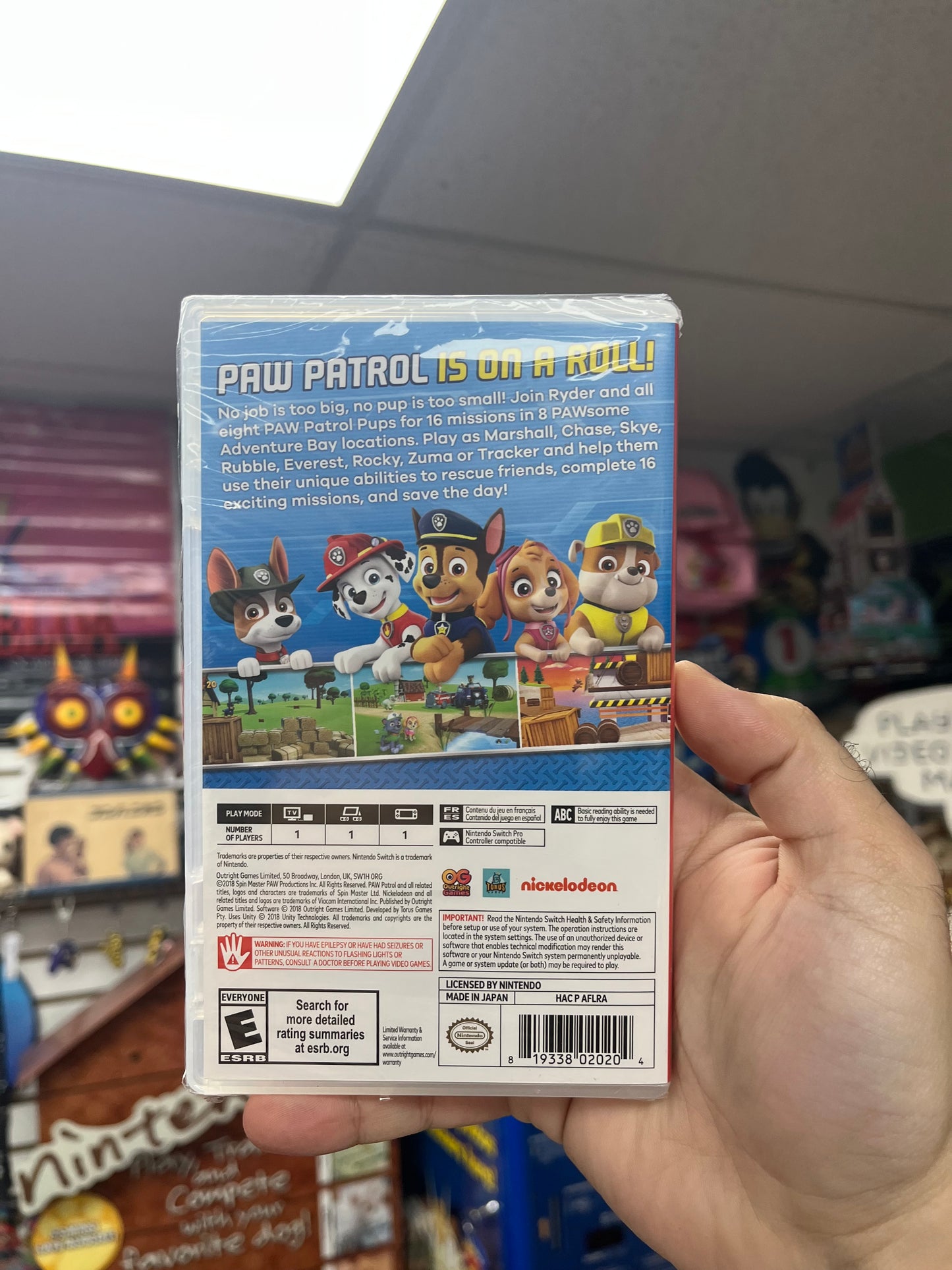 Paw Patrol on a Roll - Switch Sealed