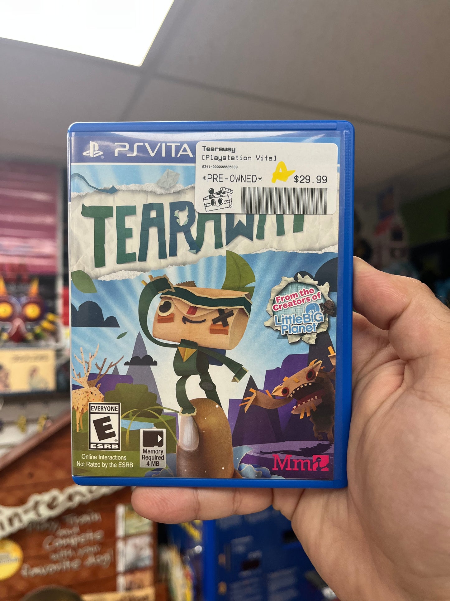 Tearaway - PS Vita Boxed