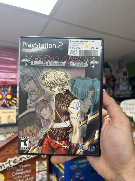 Growlanser Heritage of War - PS2 CiB