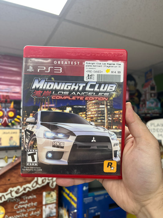 Midnight Club Los Angeles Complete Edition [Greatest Hits] - PS3 CiB
