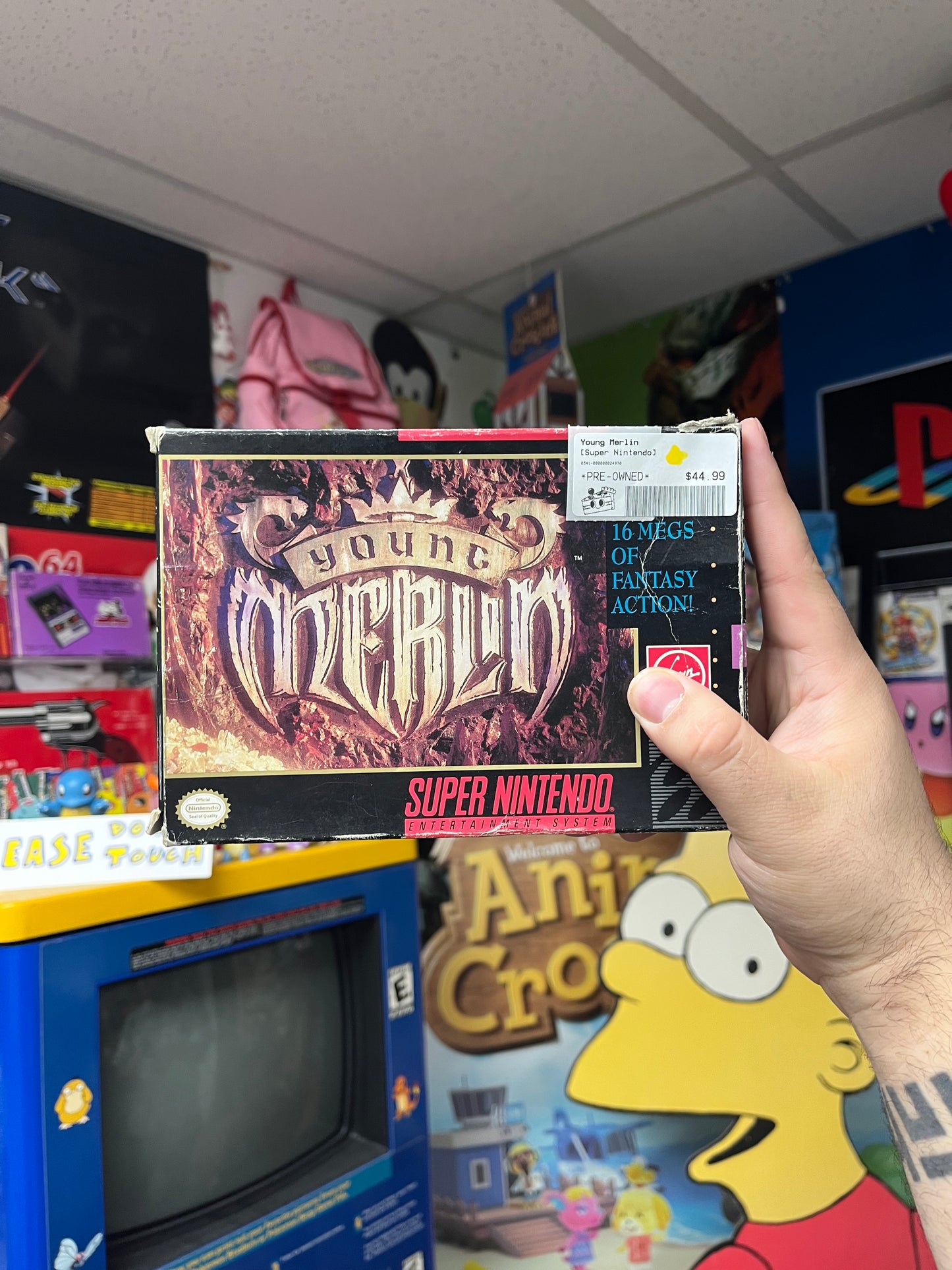 Young Merlin - SNES CiB