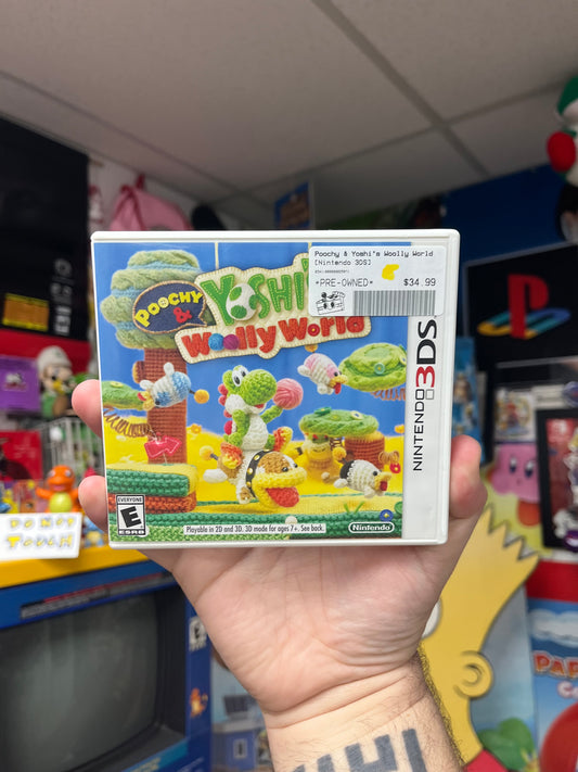 Poochy & Yoshi's Woolly World - 3DS CiB