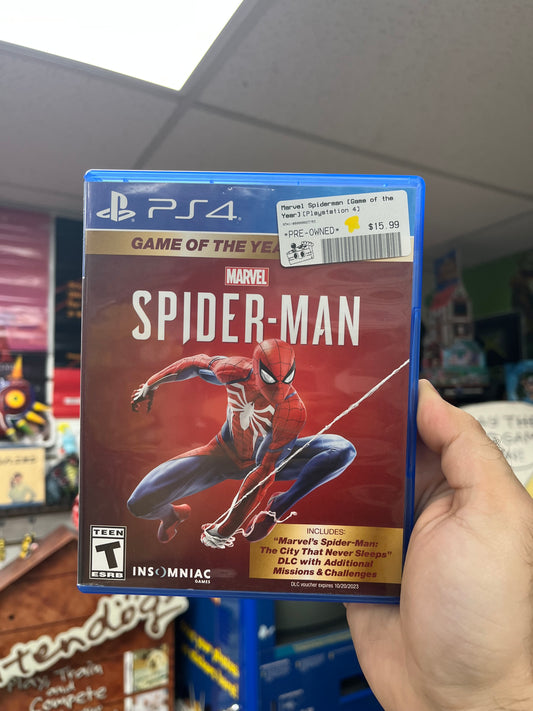 Marvel Spiderman [Game of the Year Edition] - PS4 CiB