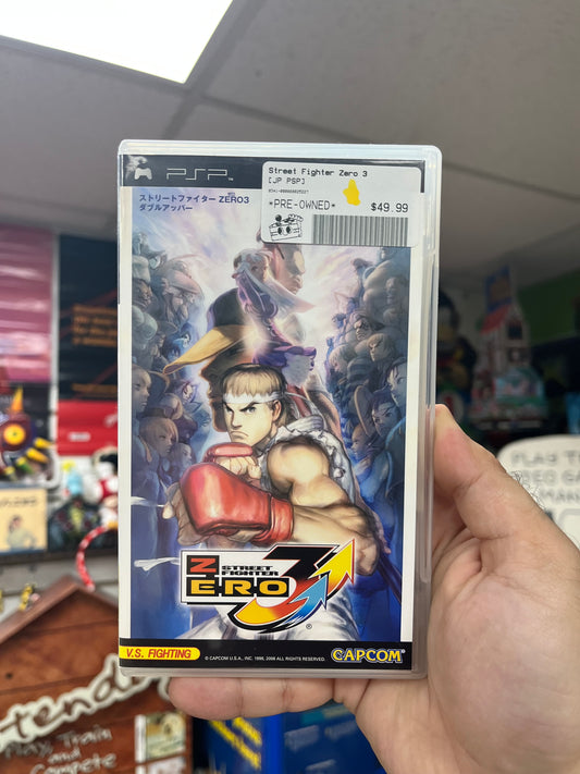 Street Fighter Zero 3 - JP PSP CiB
