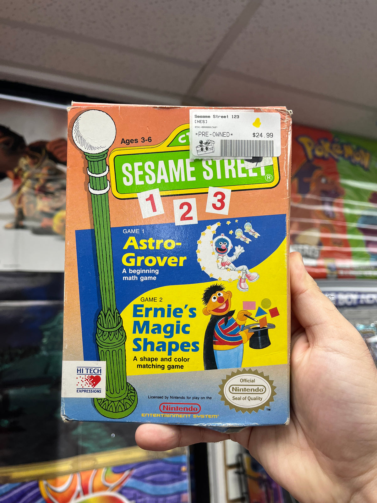 Sesame Street 123 - NES CiB