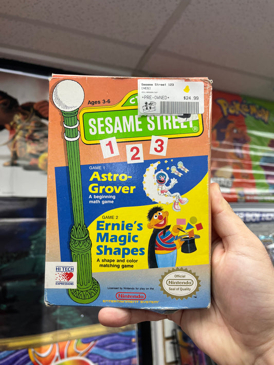 Sesame Street 123 - NES CiB