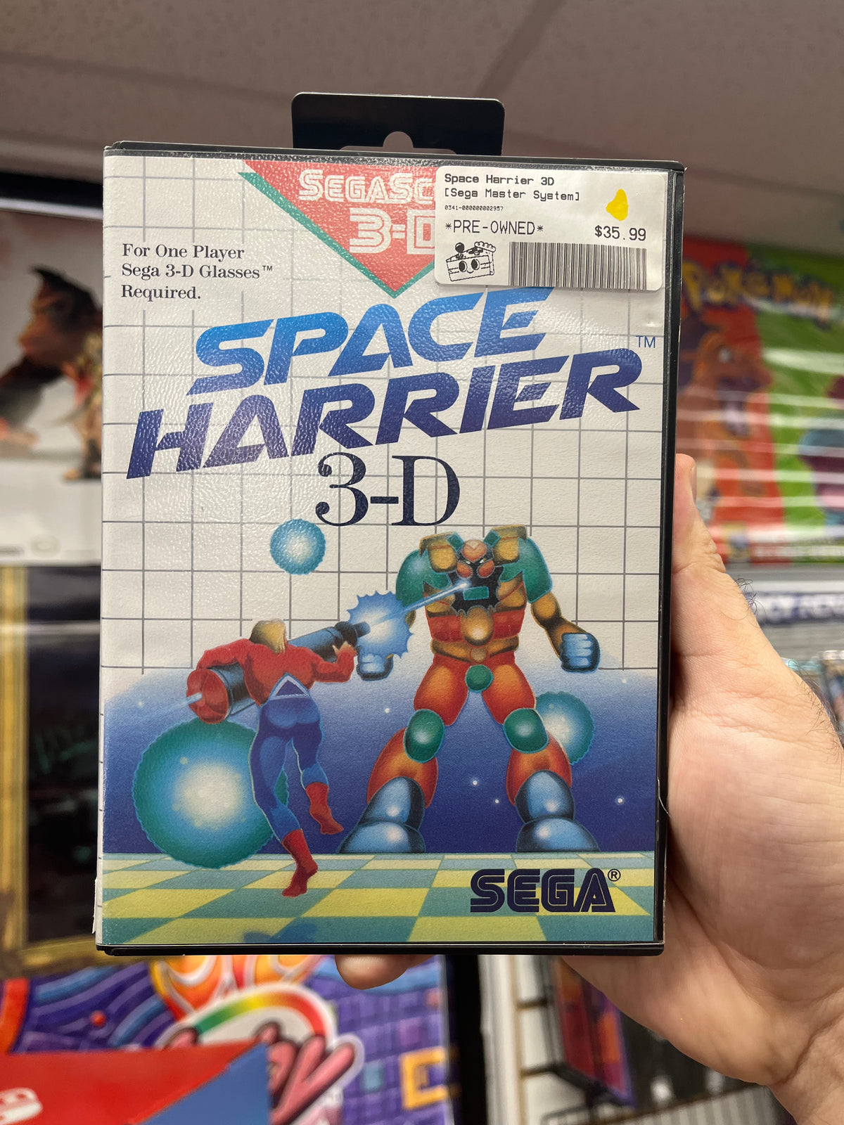 Space Harrier 3-D - Sega Master System CiB