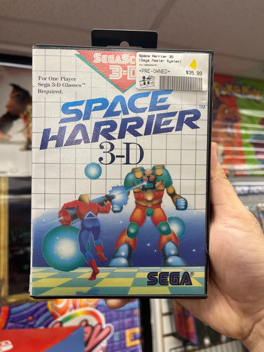 Space Harrier 3-D - Sega Master System CiB