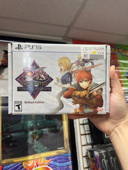 Ys Memoire - The Oath In Felghana [Day 1 Refined Edition] - PS5 Sealed