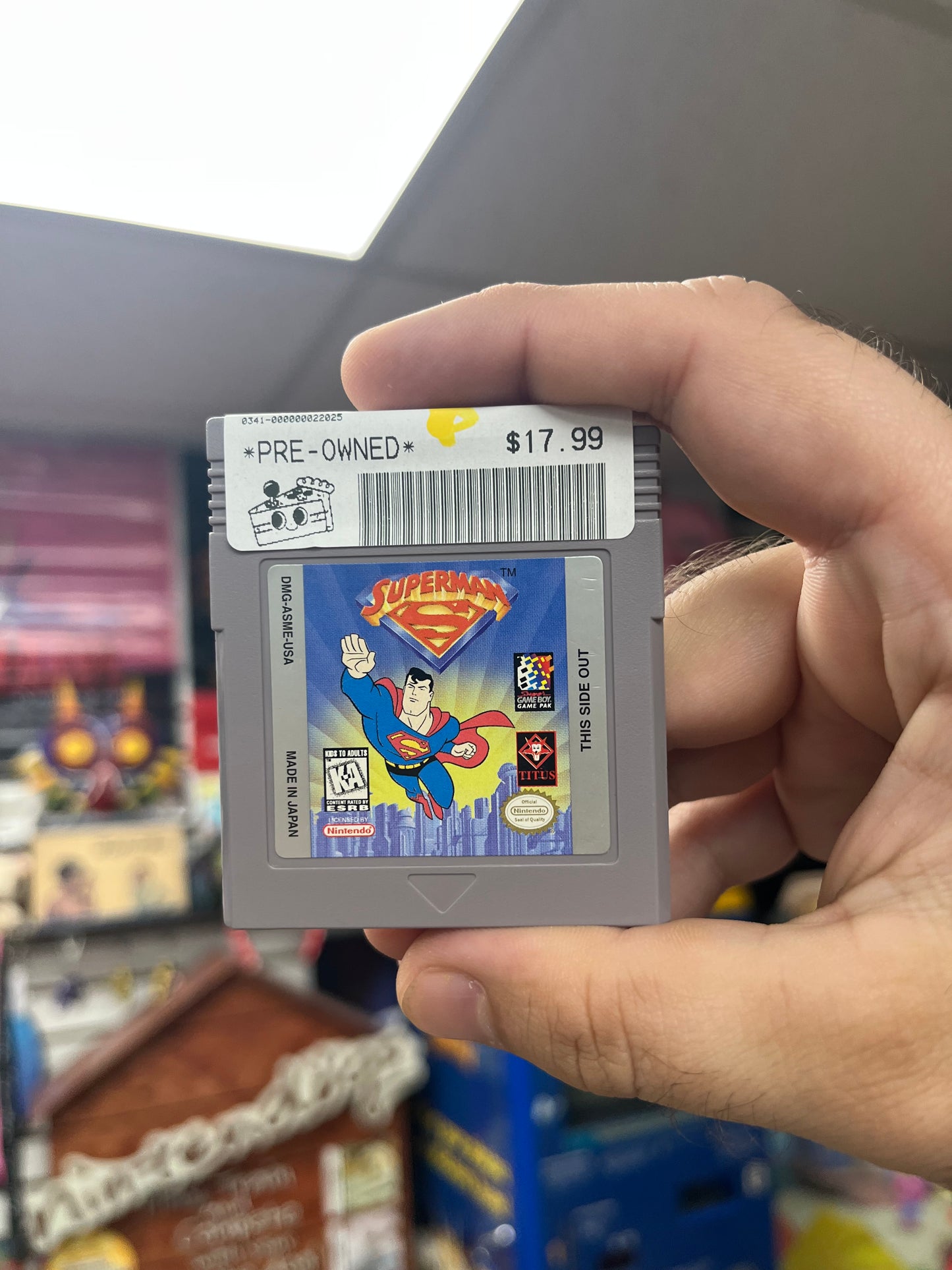 Superman - GameBoy Loose