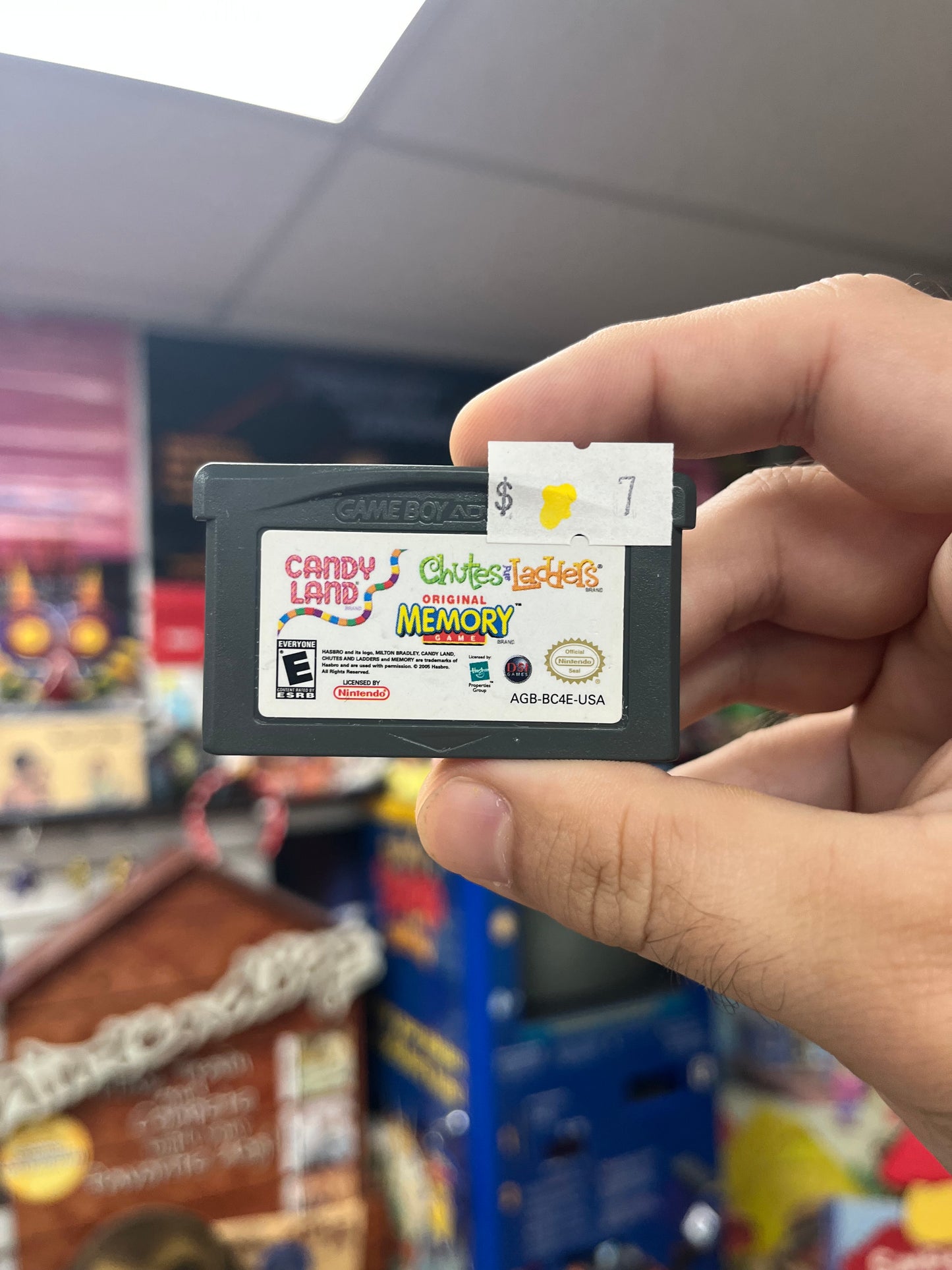 Candy Land/Chutes and Ladders/Memory Game - GBA Loose