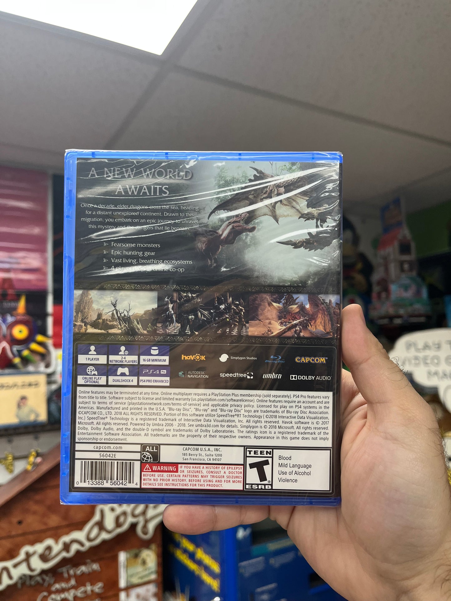 Monster Hunter World - PS4 Sealed