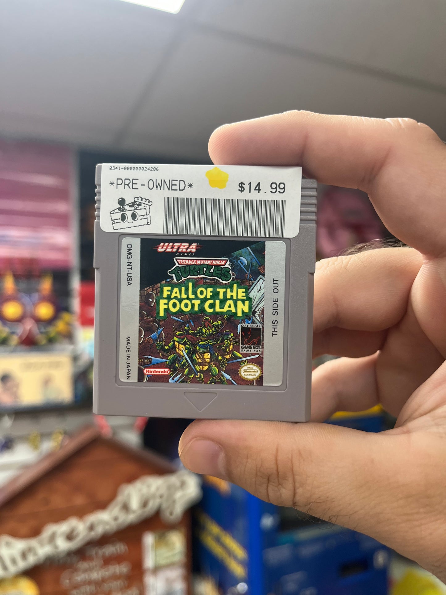Teenage Mutant Ninja Turtles Fall of the Foot Clan - GameBoy Loose