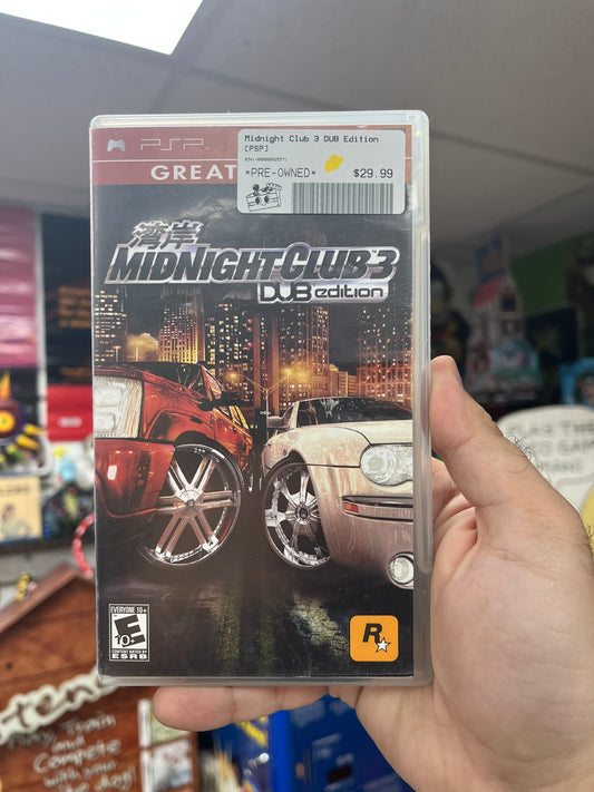 Midnight Club 3 Dub Edition [Greatest Hits] - PSP CiB