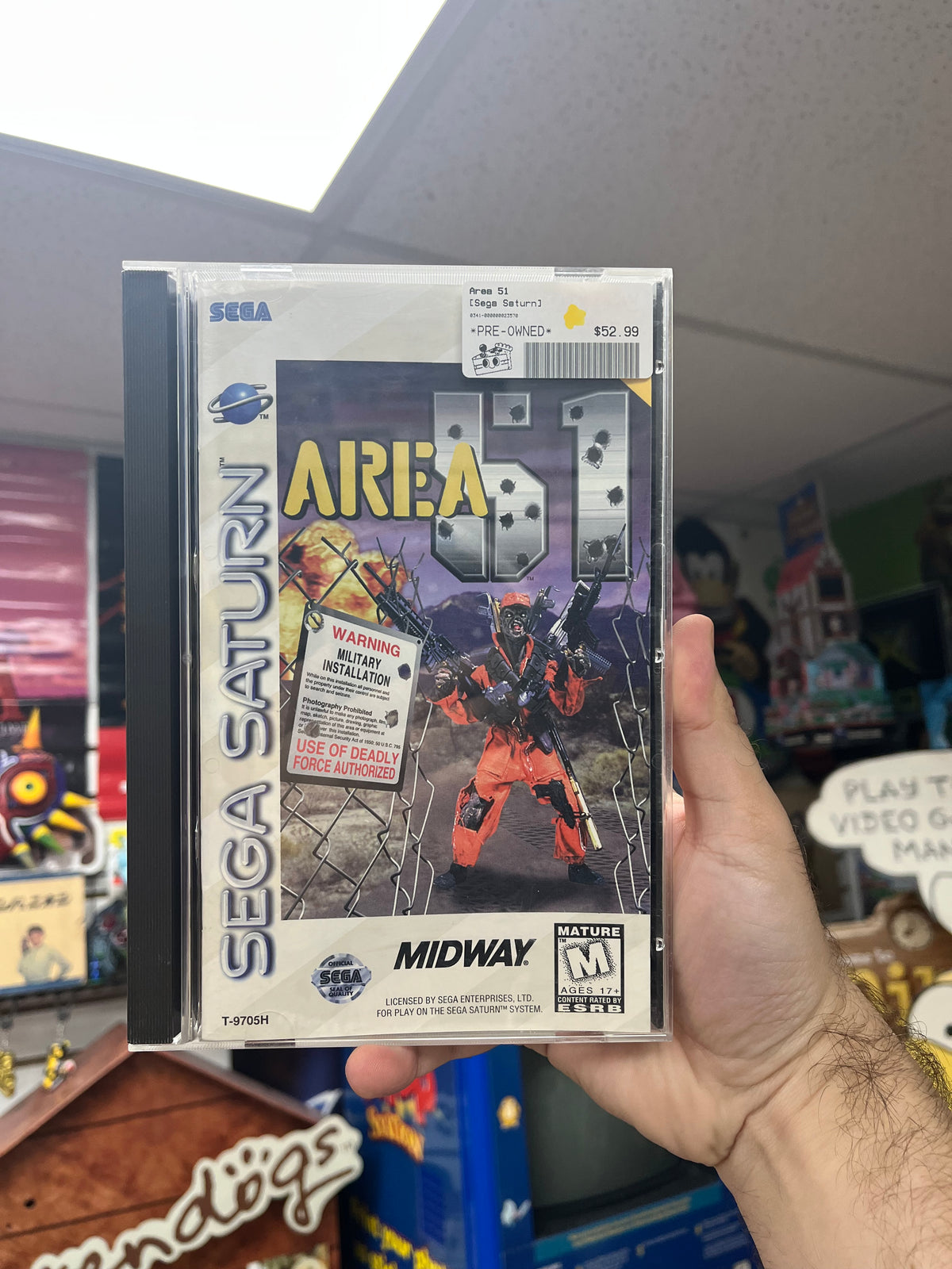 Area 51 - Sega Saturn CiB