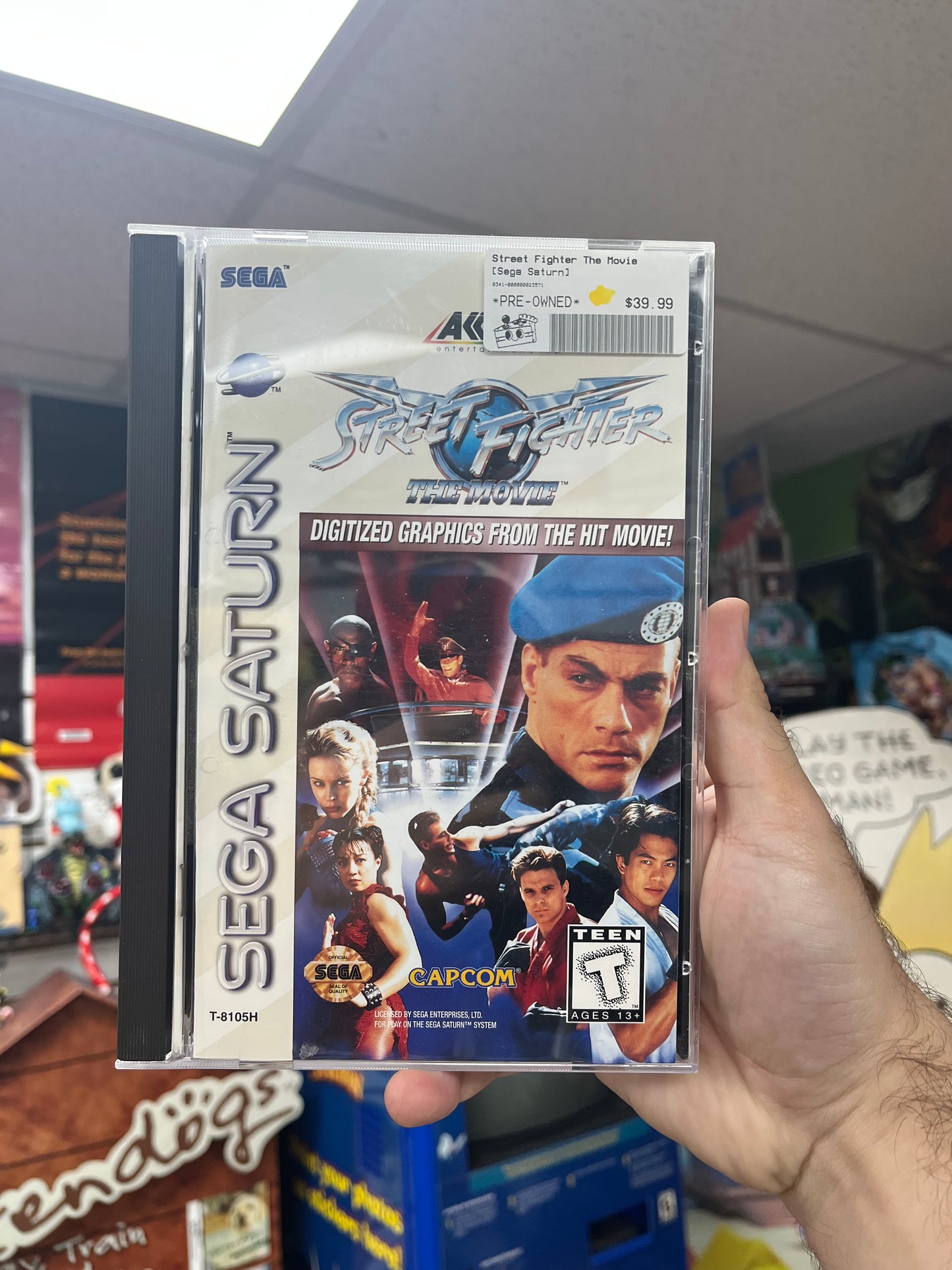 Street Fighter The Movie - Sega Saturn CiB