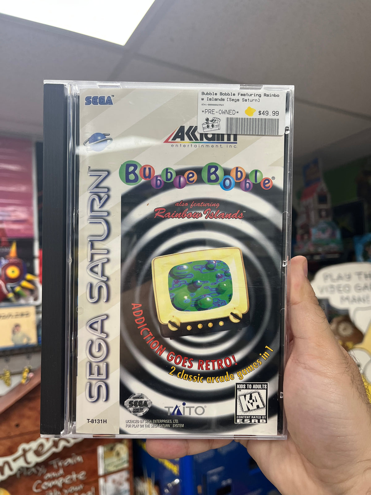 Buble Bobble Featuring Rainbow Islands - Sega Saturn CiB