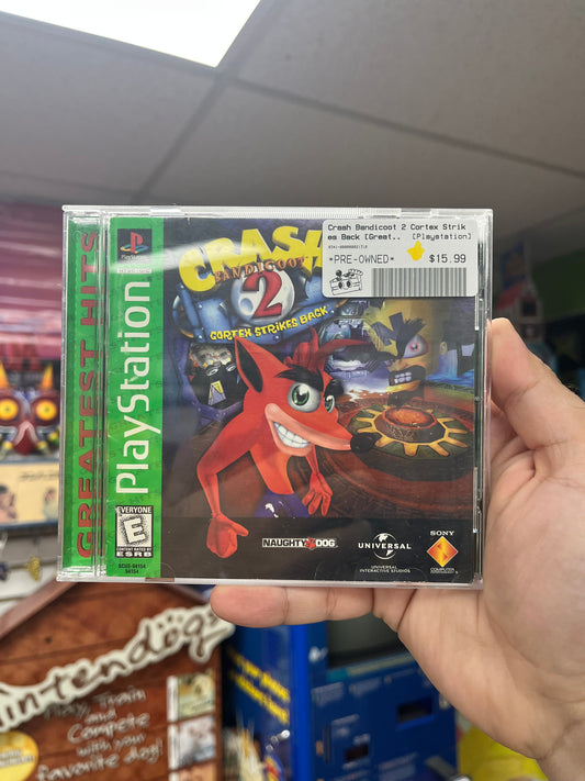 Crash Bandicoot 2 Cortex Strikes Back [Greatest Hits] - PS1 CiB