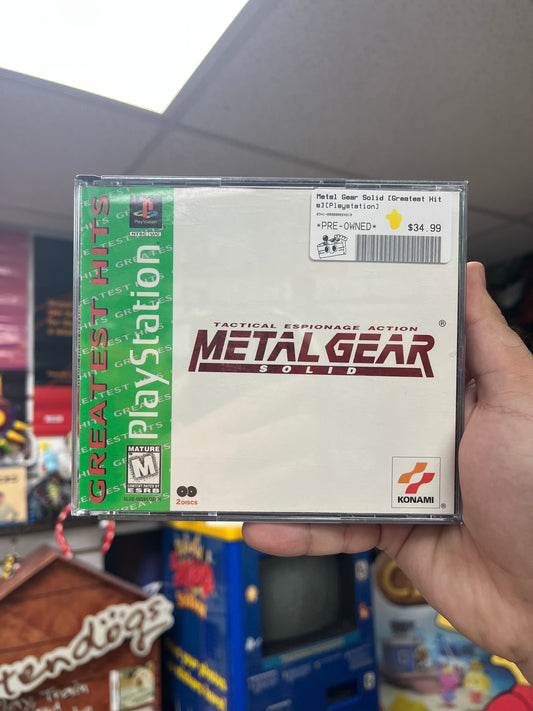 Metal Gear Solid [Greatest Hits] - PS1 CiB