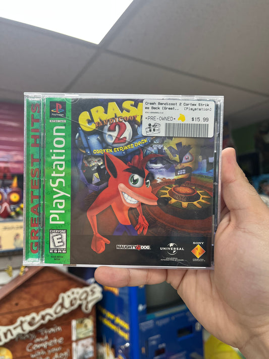 Crash Bandicoot 2 Cortex Strikes Back [Greatest Hits] - PS1 CiB