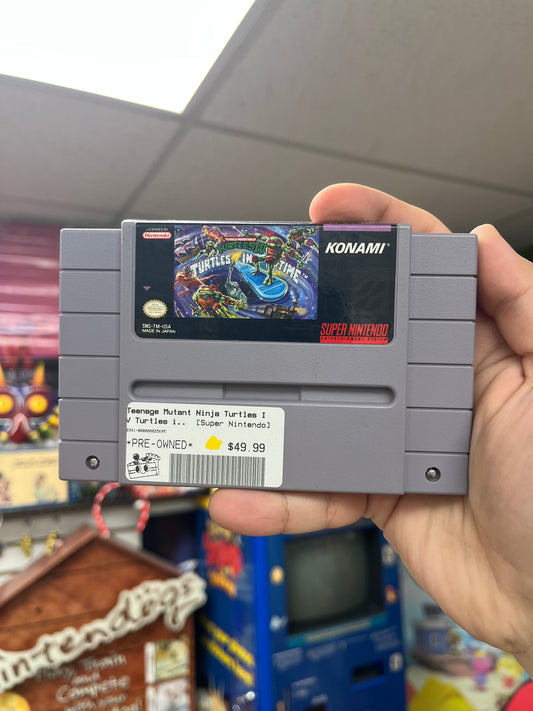 TMNT IV: Turtles in Time - SNES Loose