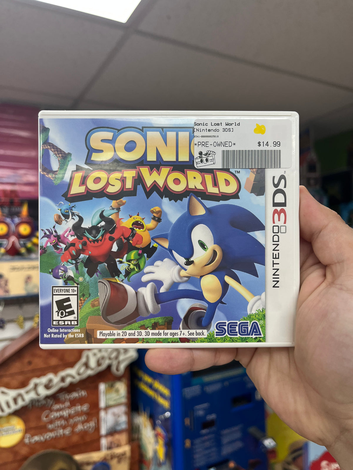 Sonic Lost World - 3DS CiB