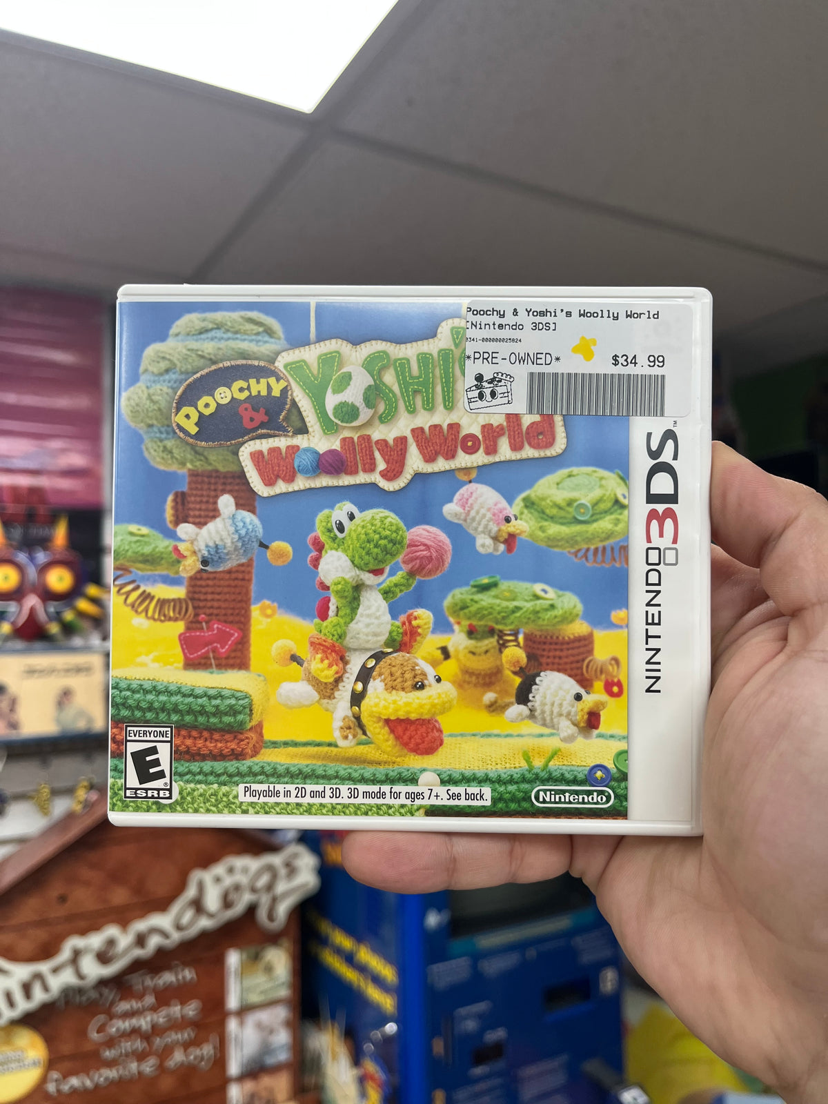 Poochy & Yoshi's Woolly World - 3DS CiB