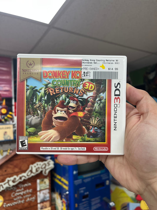 Donkey Kong Country Returns 3D [Nintendo Selects] - 3DS CiB
