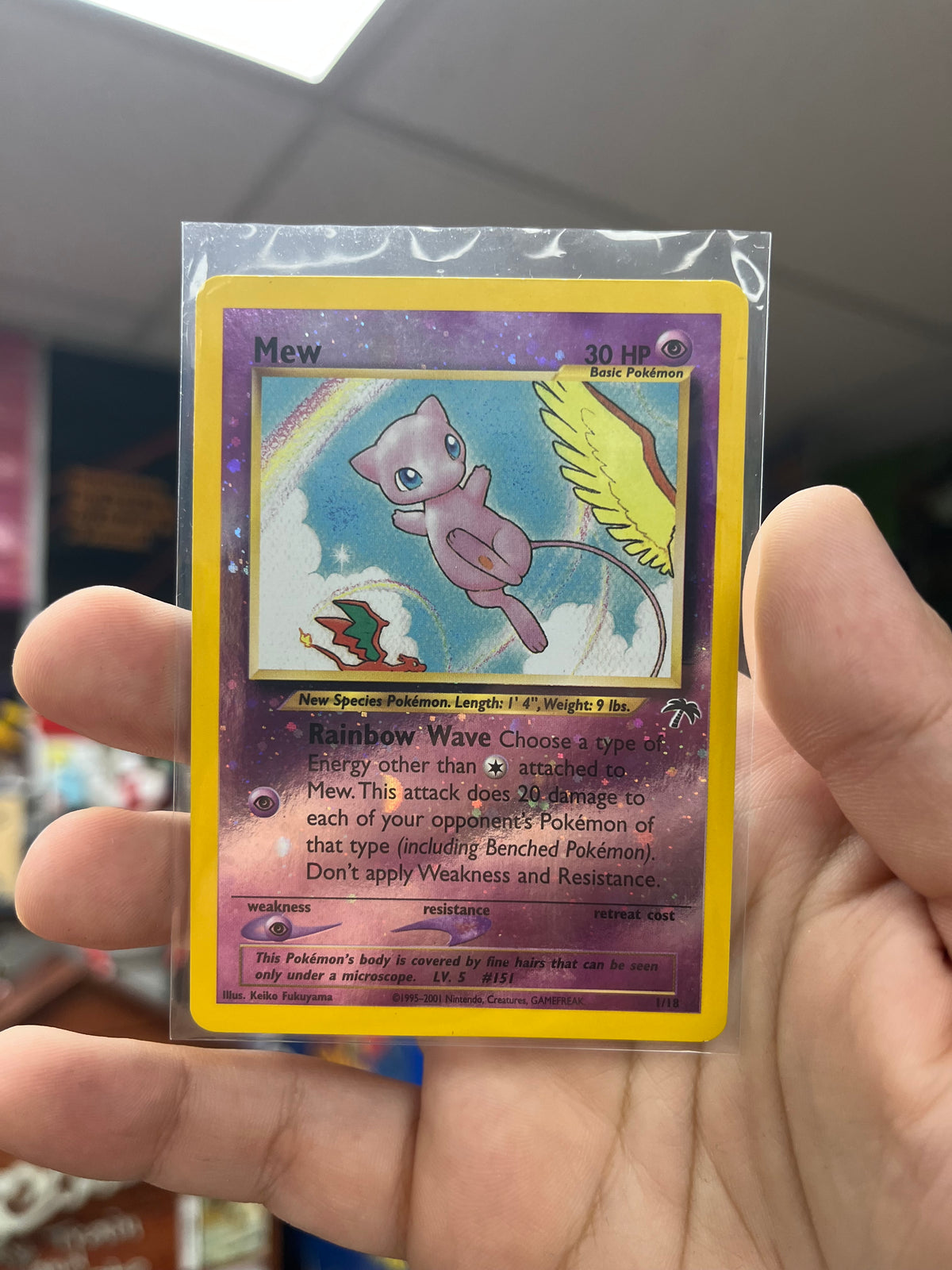 Pokemon TCG Southern Islands Mew LP