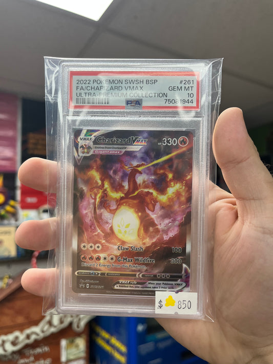 Sword & Shield Promo Charizard VMAX PSA 10
