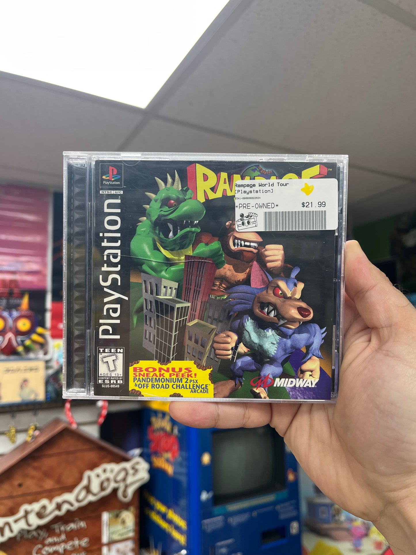 Rampage World Tour - PS1 CiB
