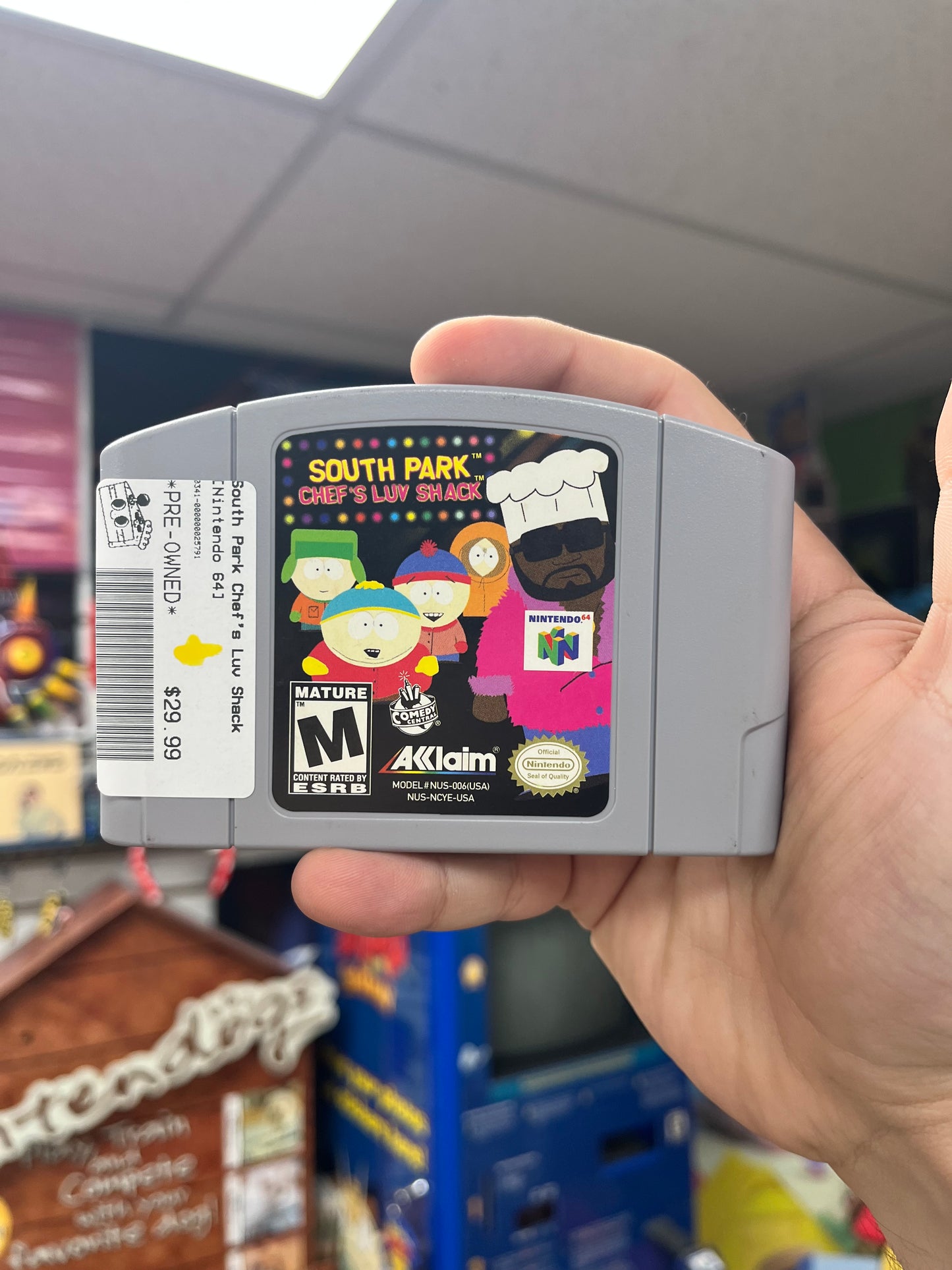 South Park Chef's Luv Shack - N64 Loose