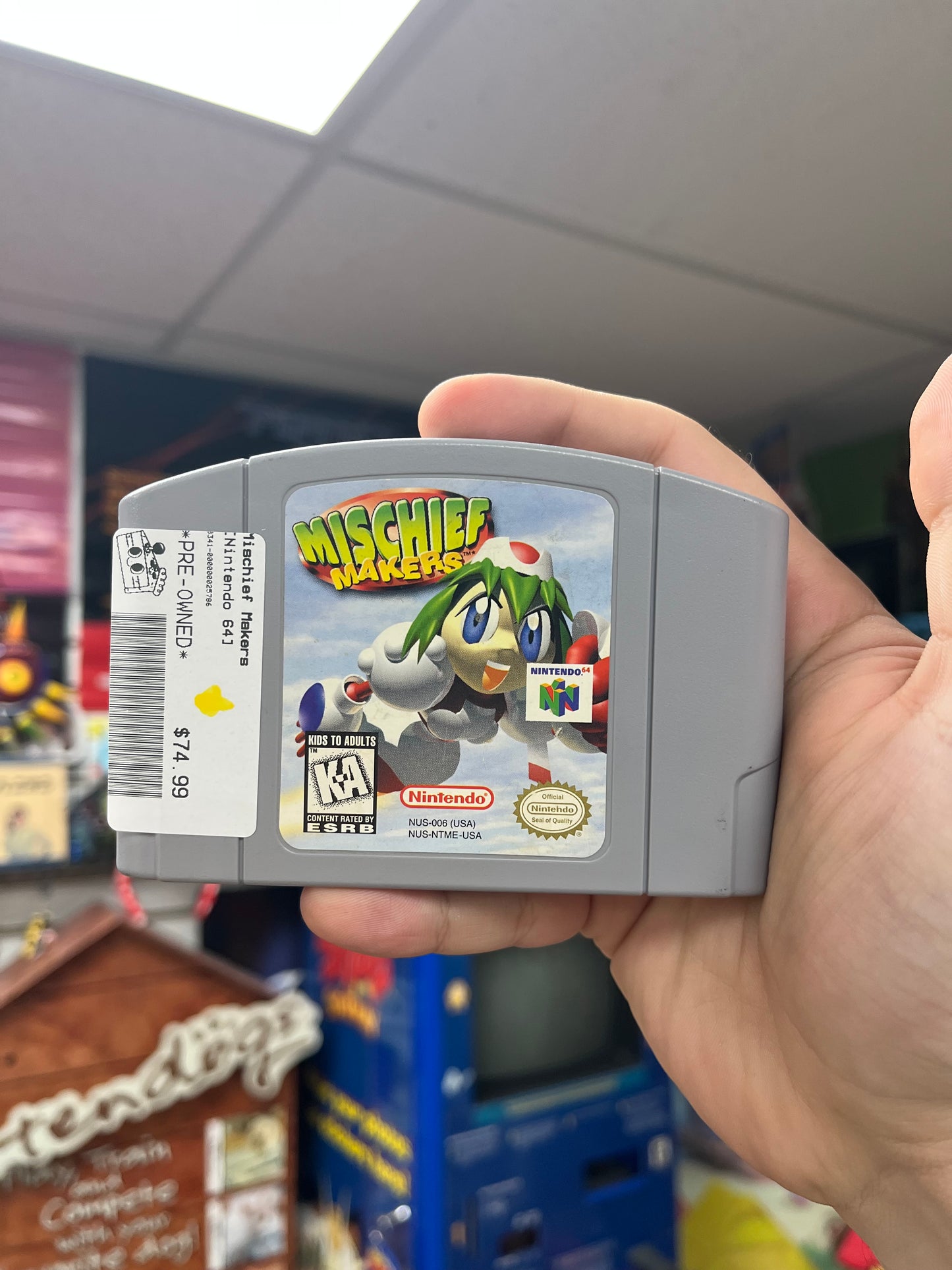 Mischief Makers - N64 Loose