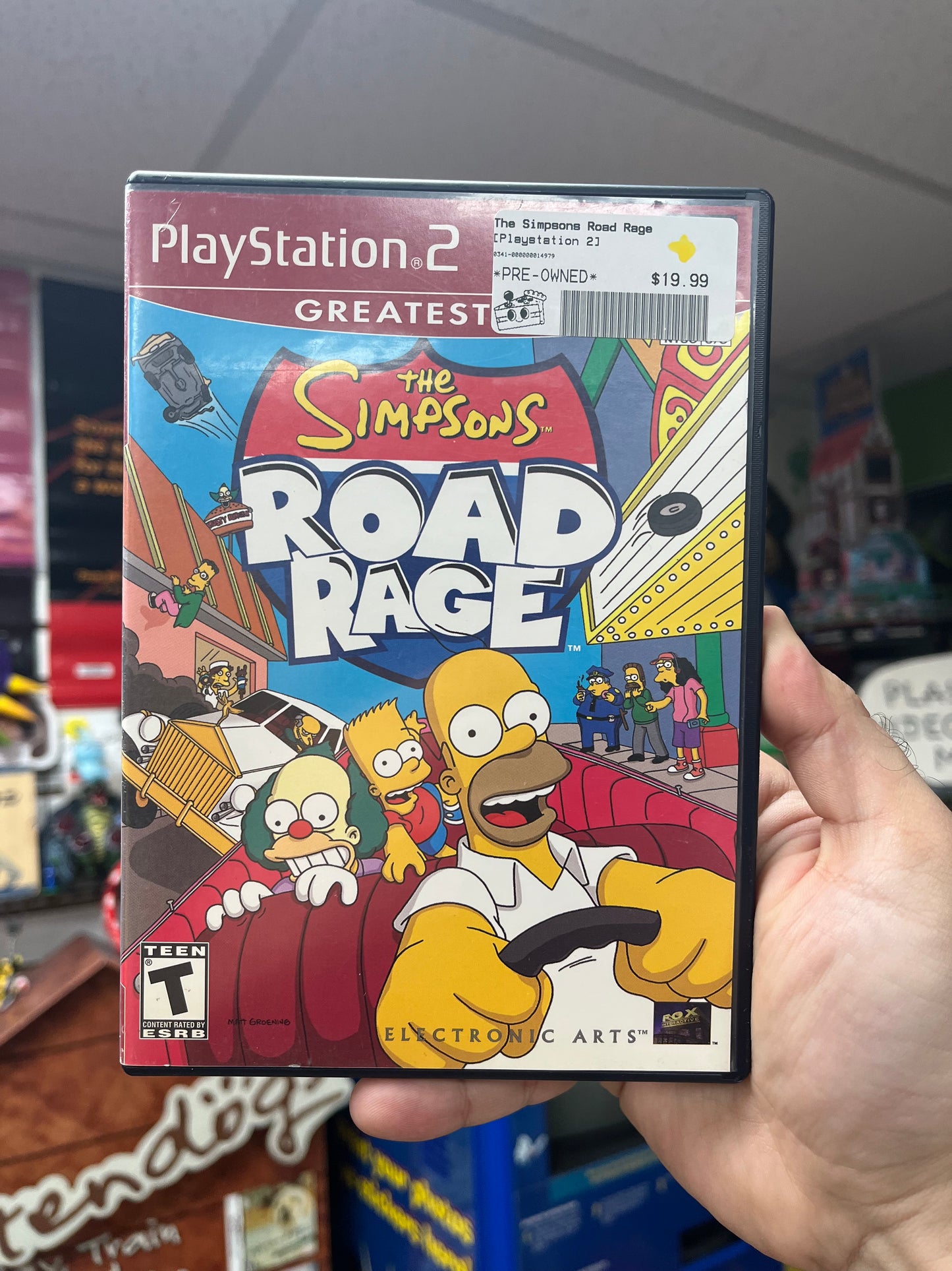 The Simpsons Road Rage [Greatest Hits] - PS2 CiB