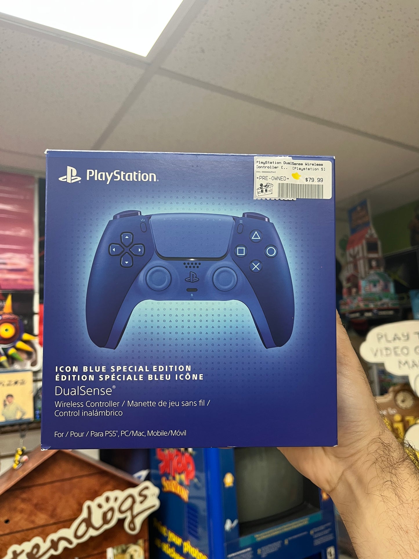 Playstation 5 Duelsense Wireless Controller Icon Blue Special Edition