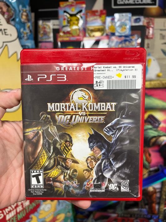 Mortal Kombat vs. DC Universe [Greatest Hits] - PS3 CiB