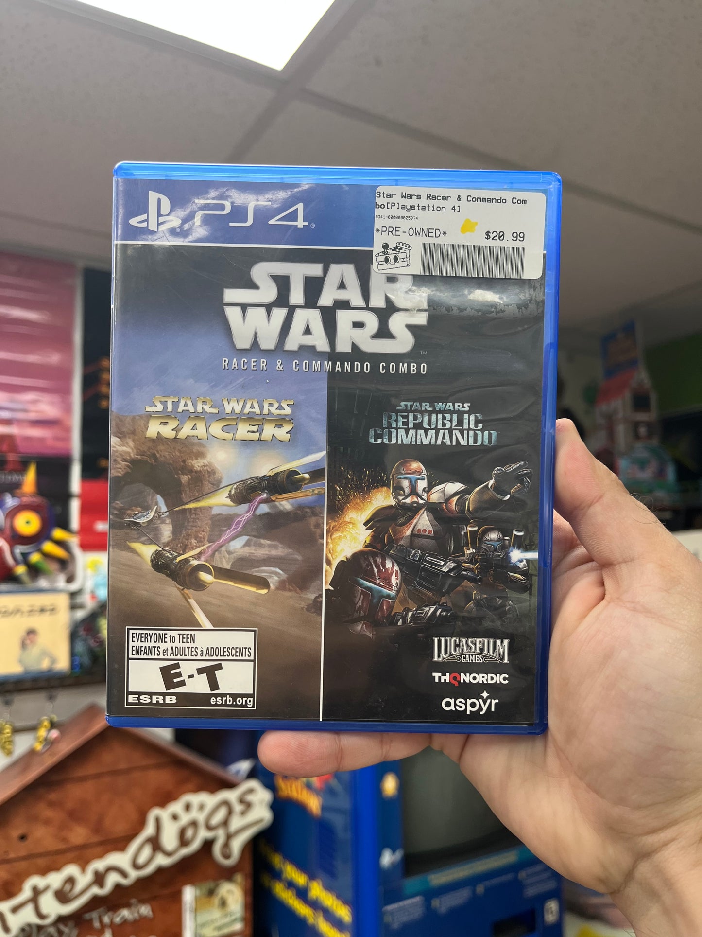 Star Wars Racer & Commando Combo - PS4 CiB