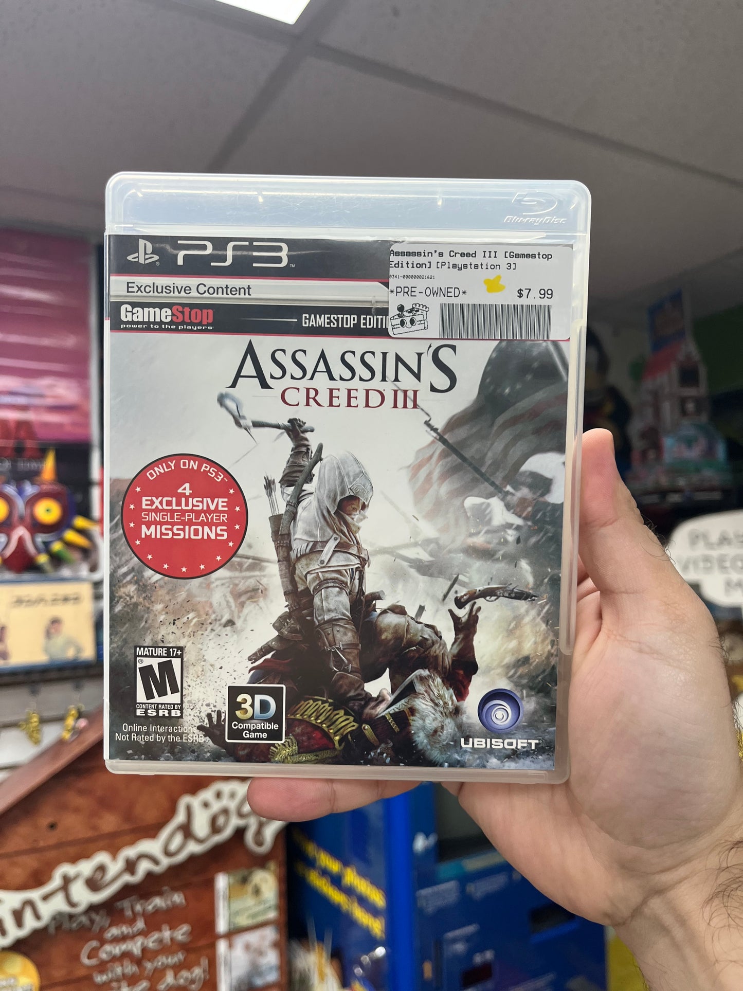 Assassin's Creed III Gamestop Edition - PS3 Boxed