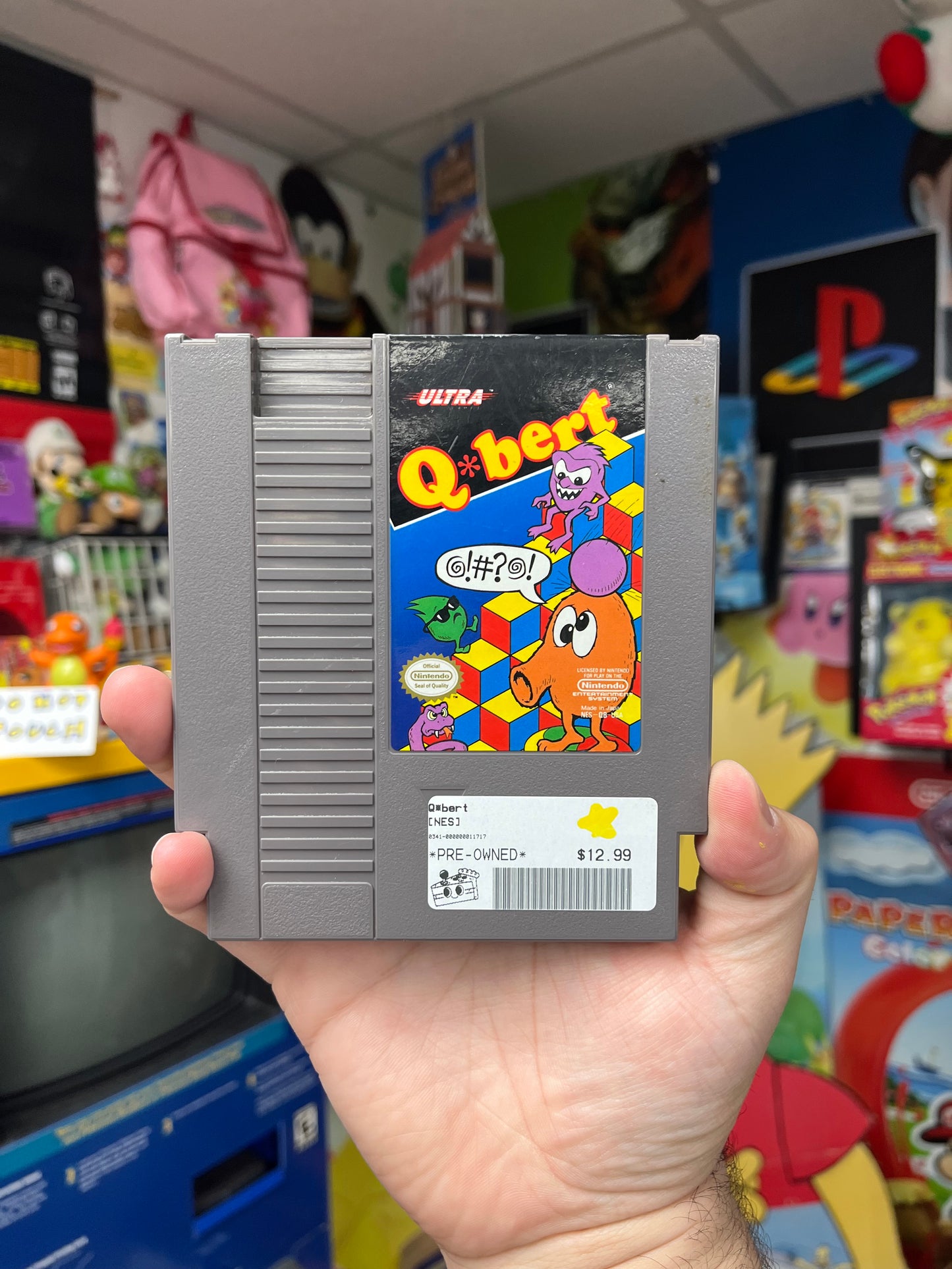 Q*bert - NES Loose