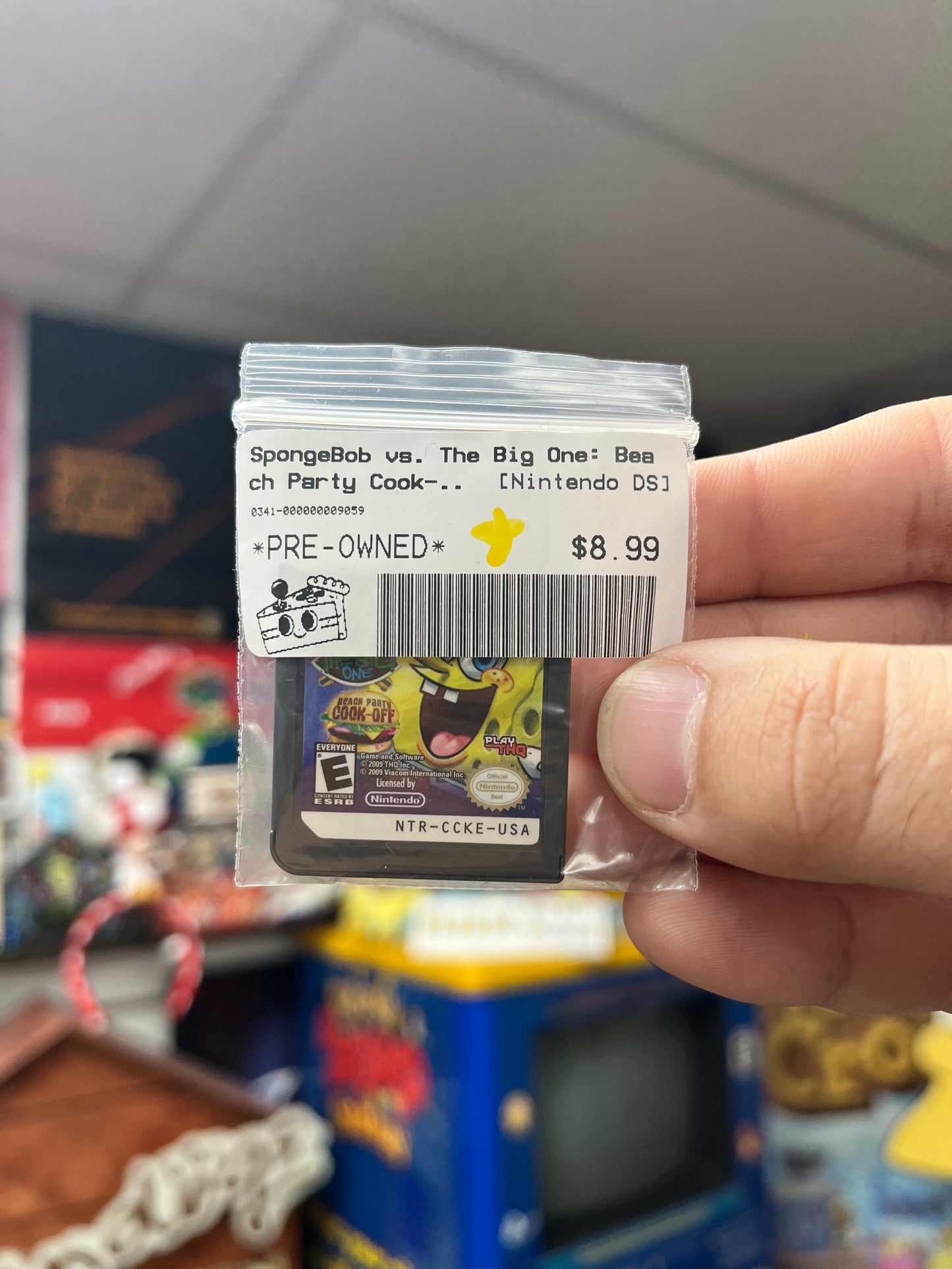 Spongebob vs. The Big One: Beach Patty Cook-Off - DS Loose