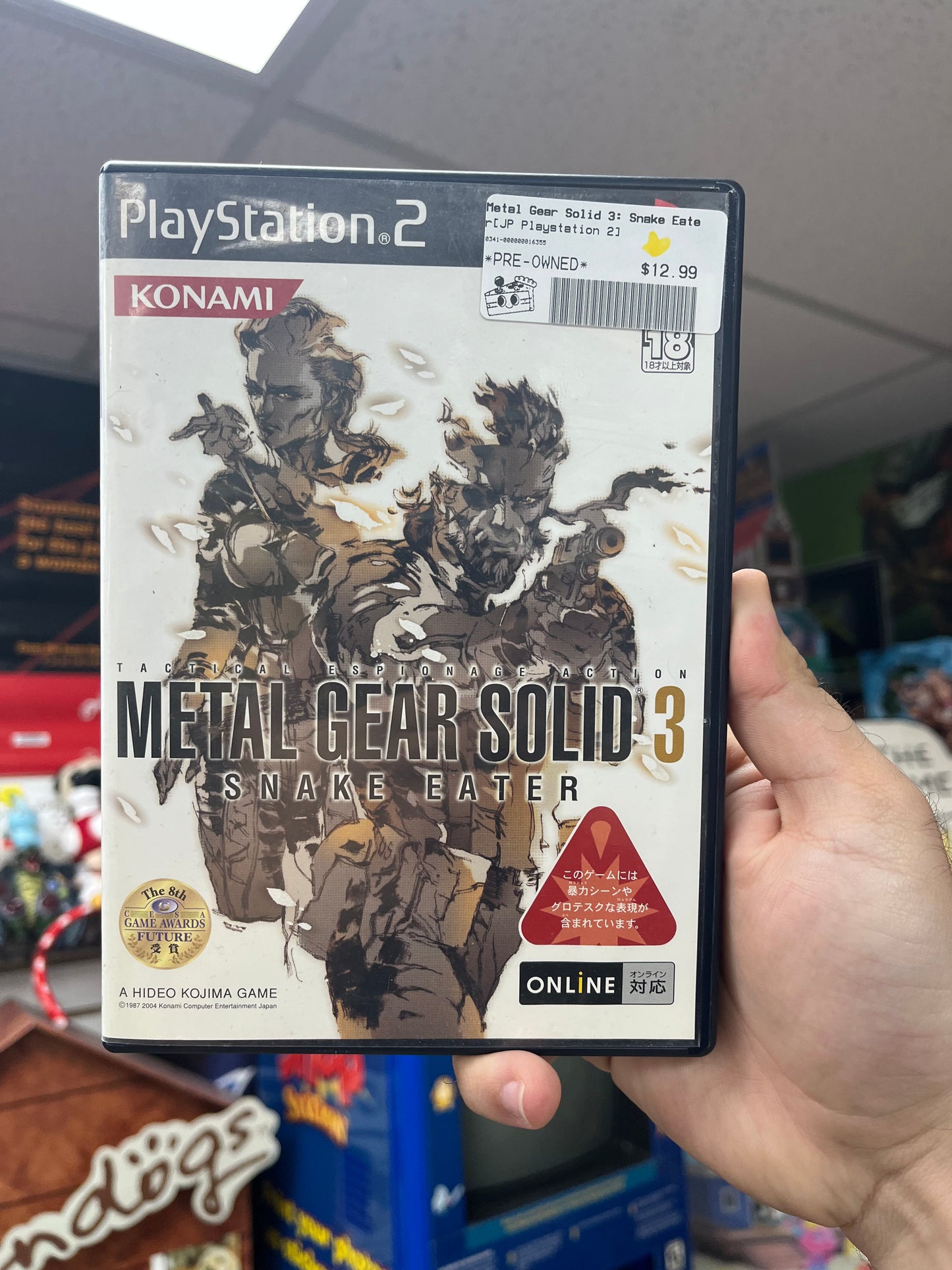 Metal Gear Solid 3: Snake Eater - JP PS2 CiB