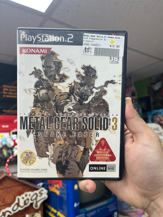 Metal Gear Solid 3: Snake Eater - JP PS2 CiB