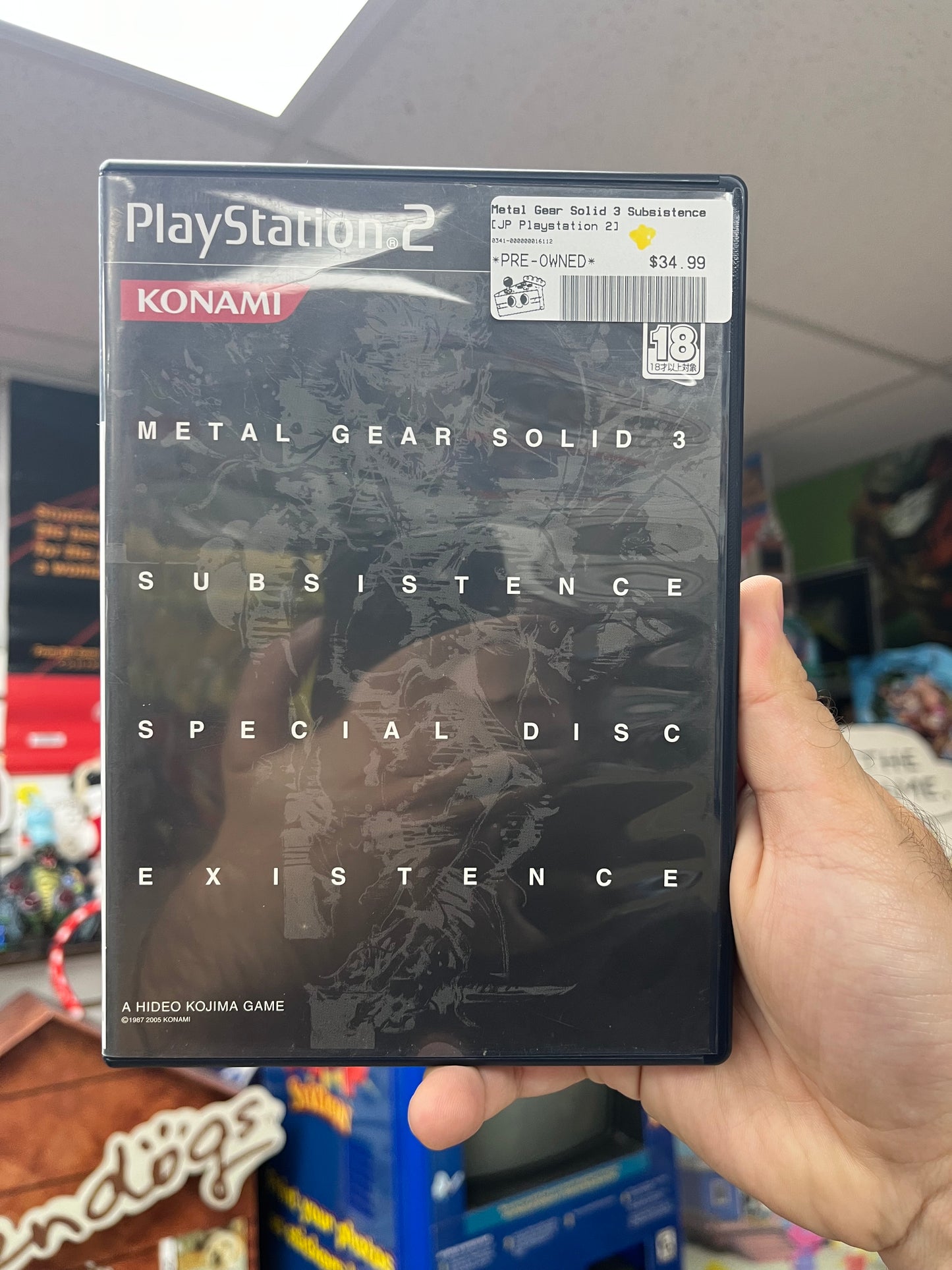 Metal Gear Solid 3 Subsistence - JP PS2 CiB