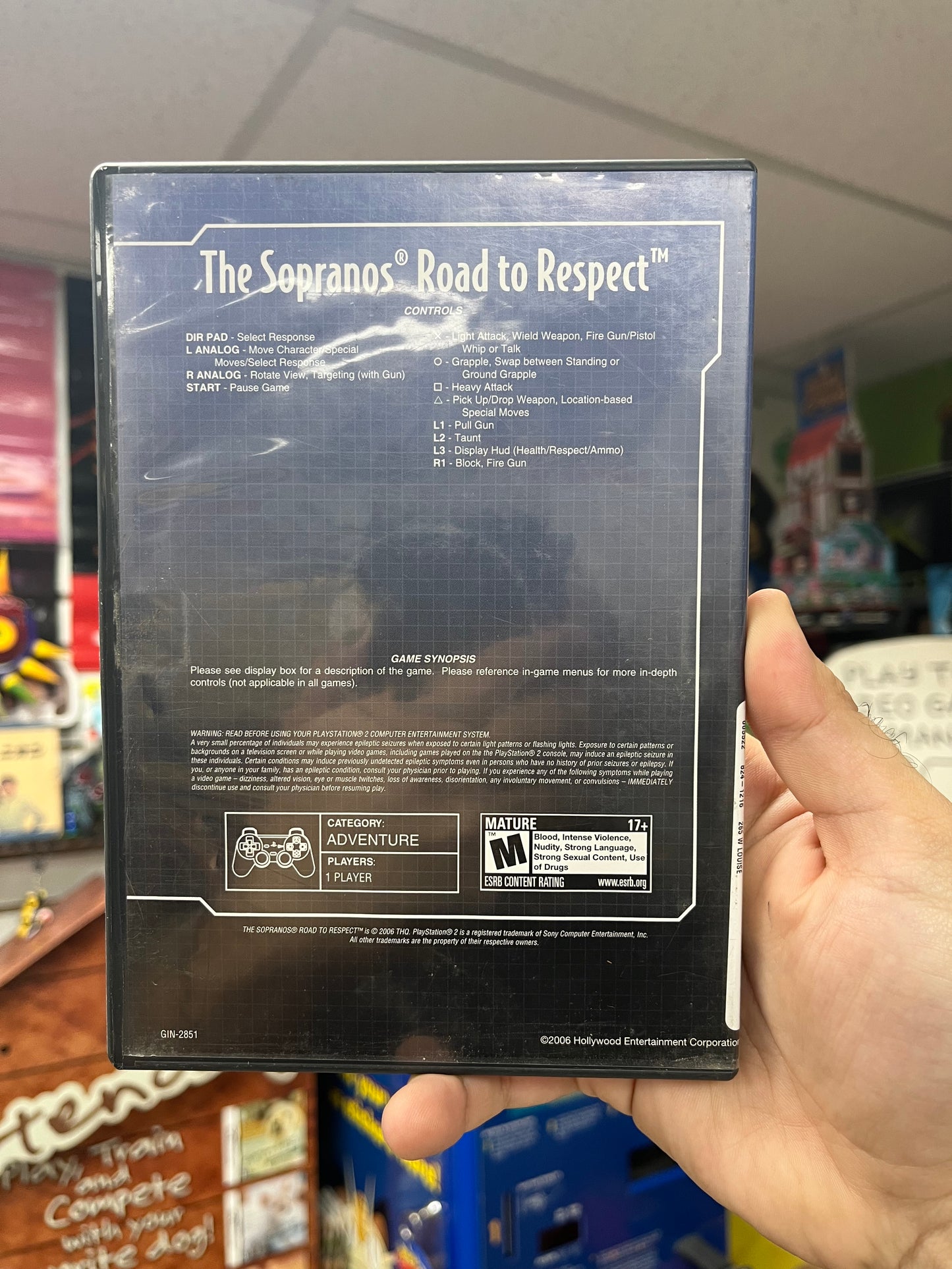 Sopranos Road to Respect - PS2 Boxed