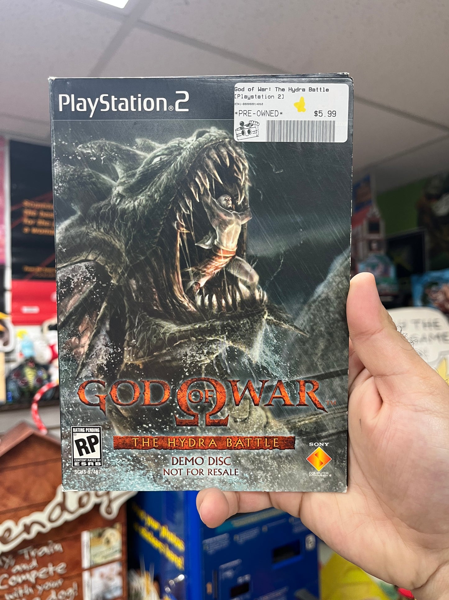God of War: The Hydra Battle Demo Disc - PS2