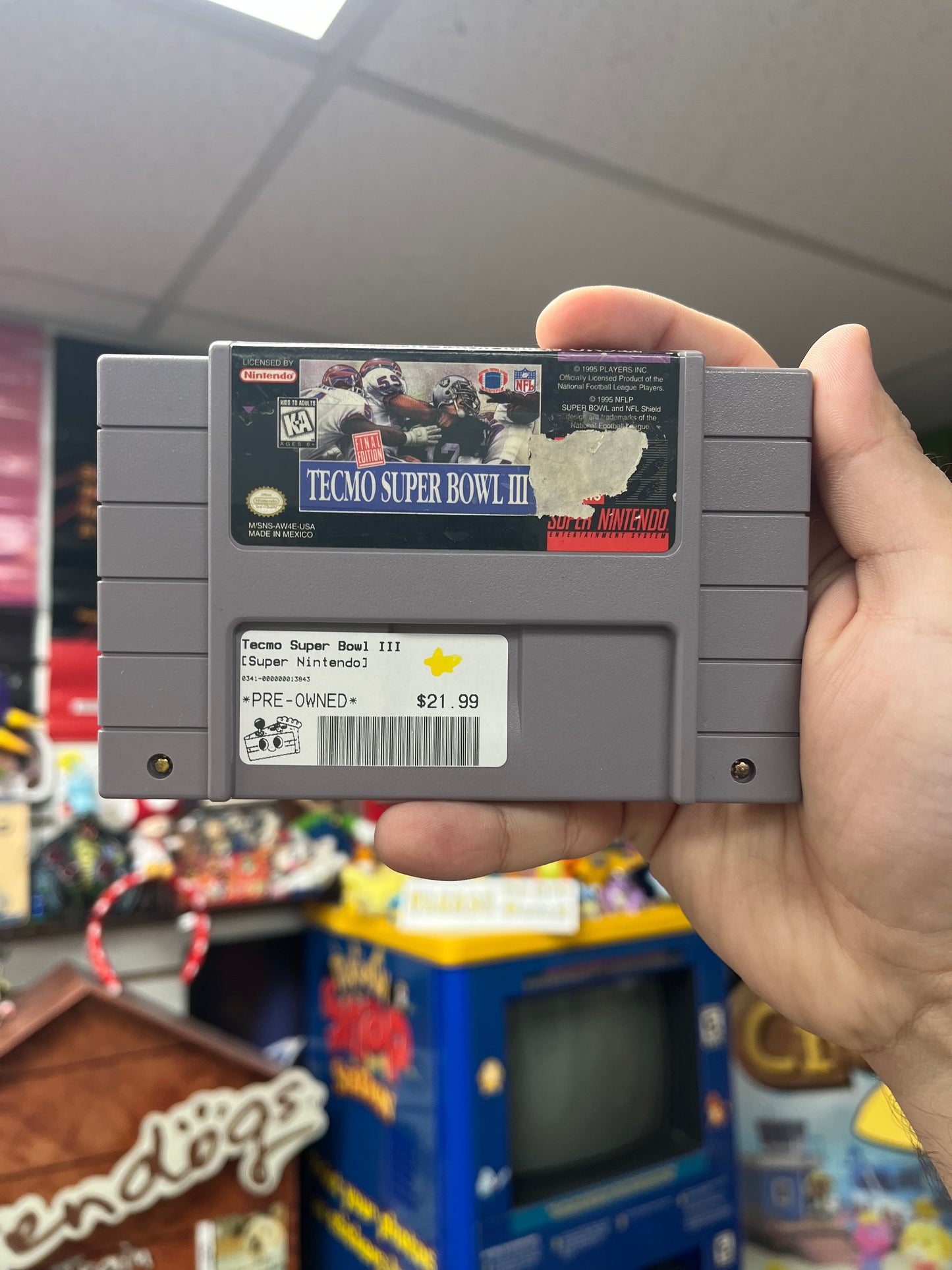Tecmo Super Bowl III - SNES Loose